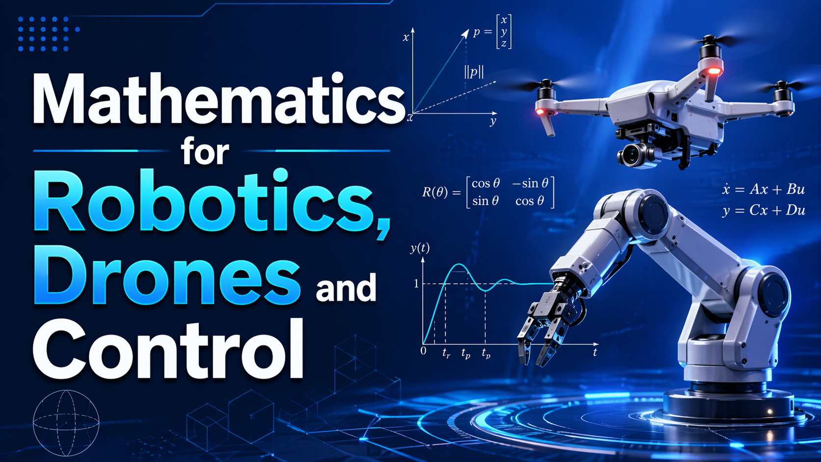 Mathematics for robotics Drones and control